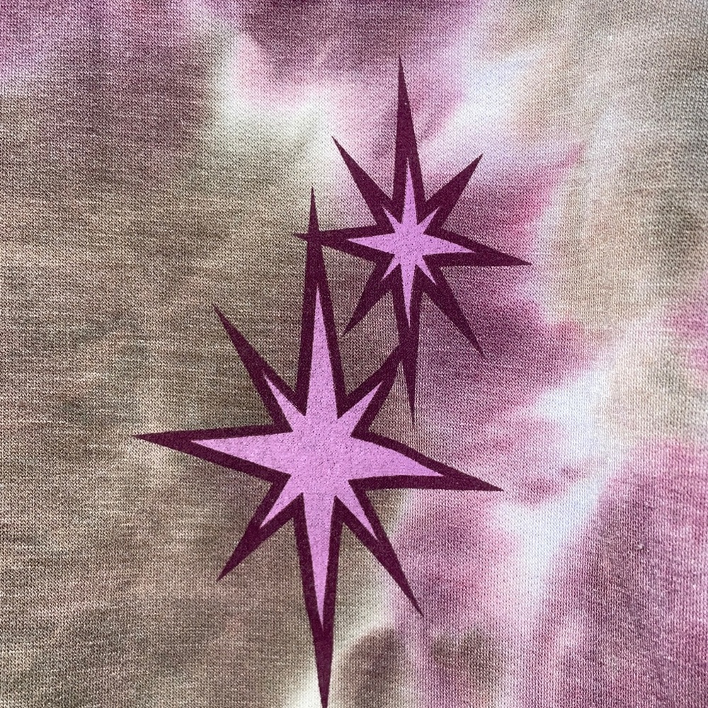 78& Sunny SEAS Tie Dye "Golden Hour" Graphic Sweatshirt NWT - Picture 9 of 9